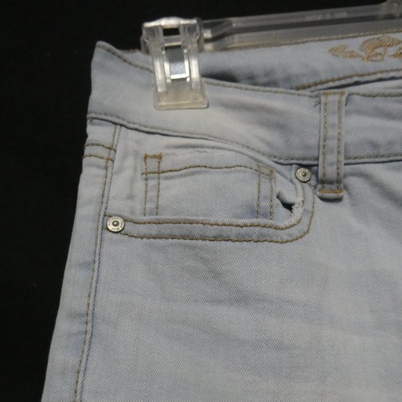 WAX JEAN damaged / destroyed look faded blue denim, size 5 BNWOT - Picture 8 of 16